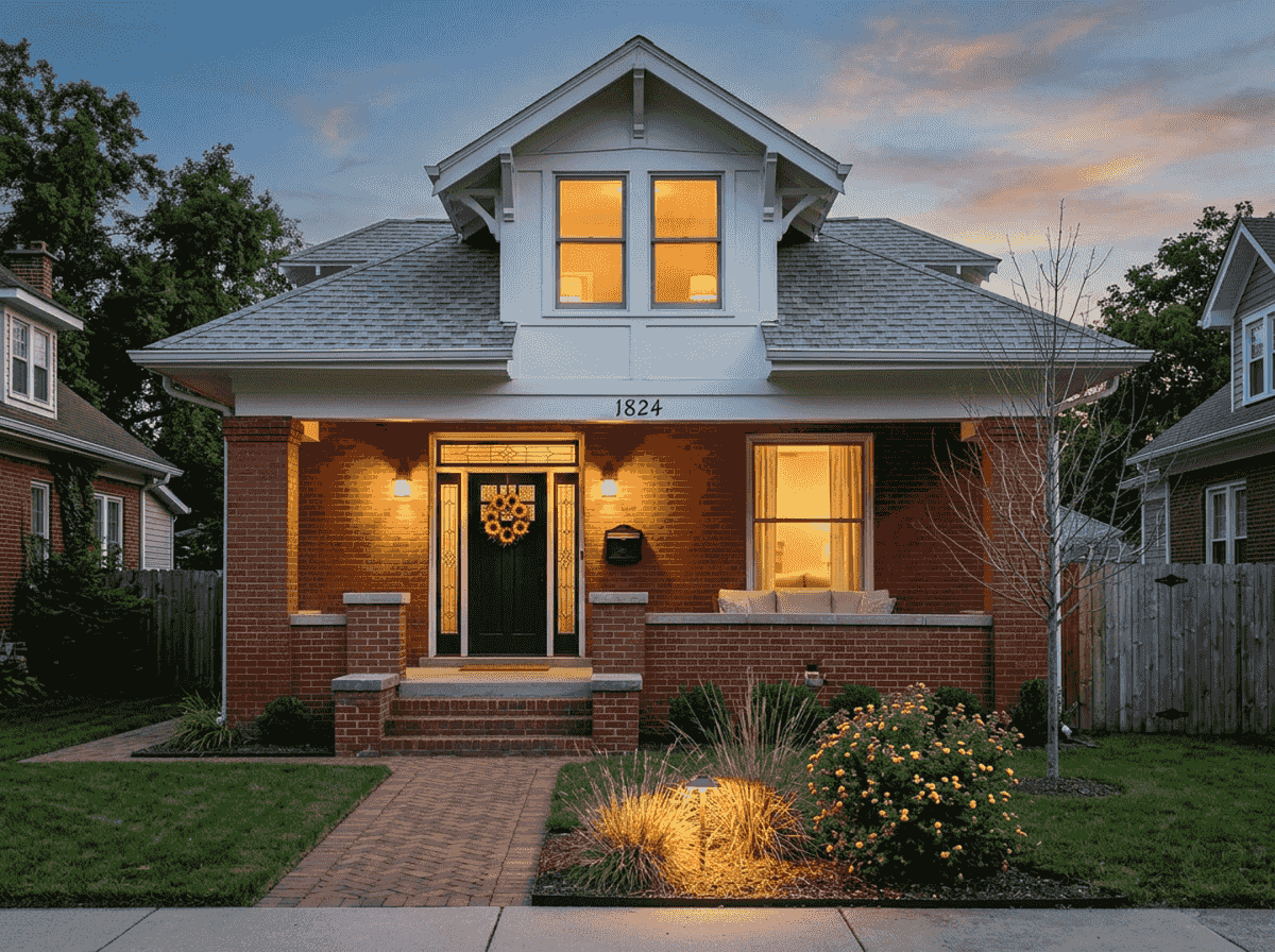Maintained rental property exterior in Greater Houston